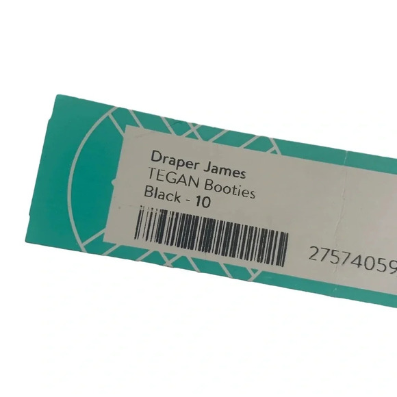 Draper James Leather Tegan Dress Boot Black with Buckle Size 10 NWT - Picture 15 of 16